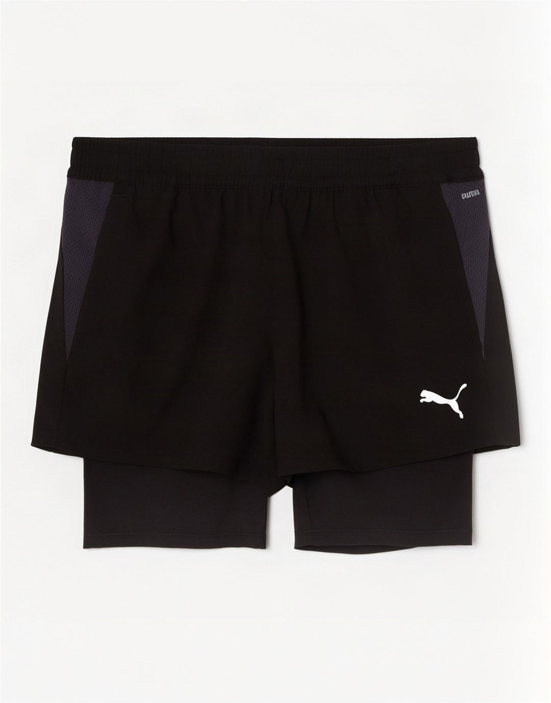 Puma Pantalones cortos deportivos para hombre Small Black Colourblock Poliéster