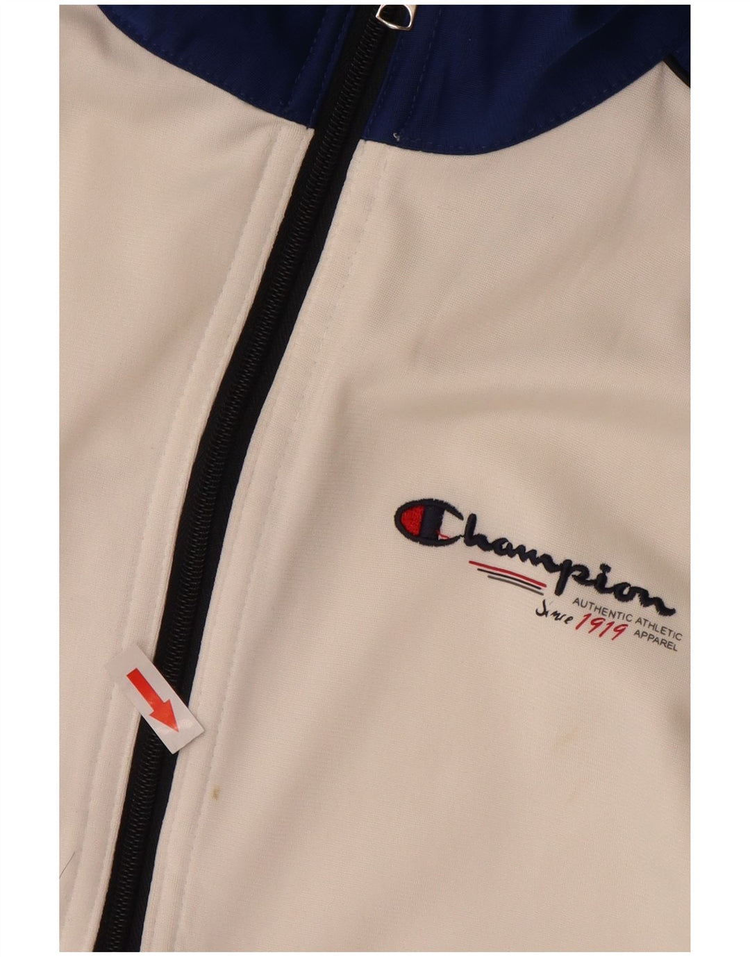 CHAMPION Chaqueta de chándal para niños 13-14 años XL Blanco Colorblock