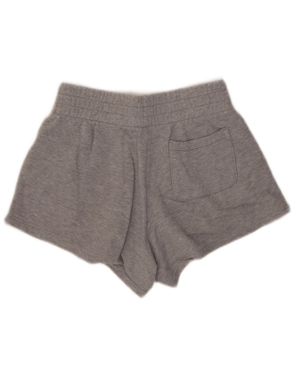 Adidas Pantalones cortos deportivos gráficos para mujer Reino Unido 8/10 Pequeño algodón moteado gris