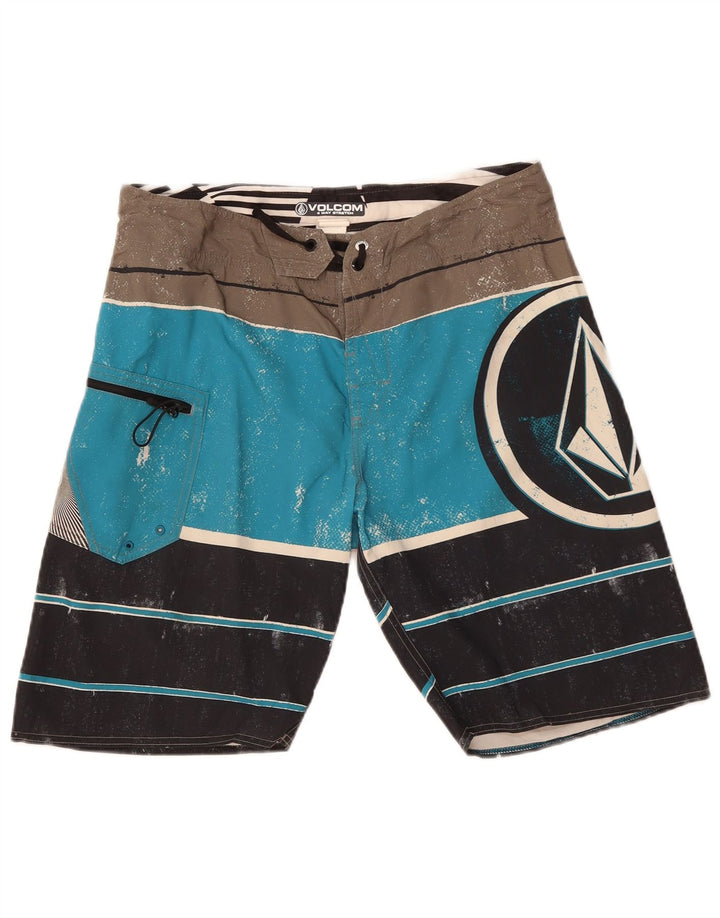 Bañador Volcom Hombre Azul Medio Colorblock Poliéster