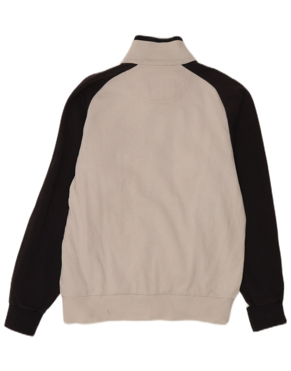 Champion Chaqueta Superior De Chándal De Algodón Blanco Medio Con Bloques De Color