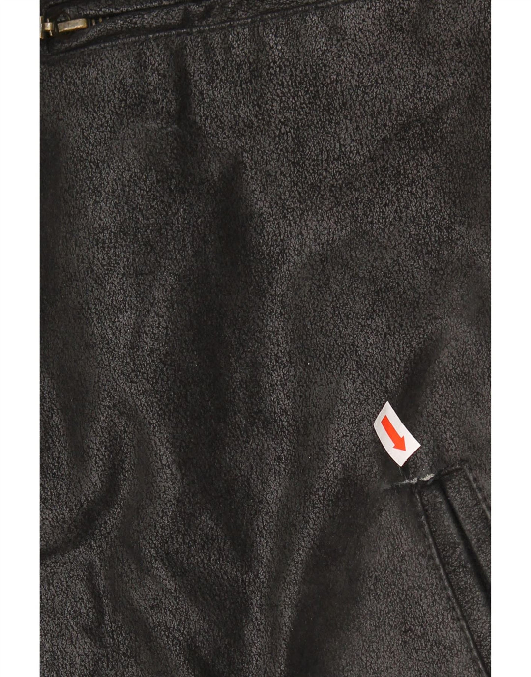 Bata Chaqueta de cuero para hombre IT 48 Cuero negro mediano