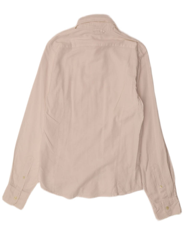 FRANKLIN MARSHALL Camisa ajustada para hombre Blanco mediano