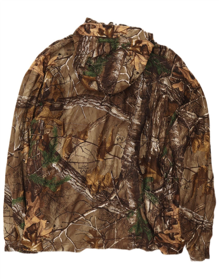 Gamehide Chaqueta bomber con capucha para hombre UK 44 2XL Poliéster de camuflaje marrón