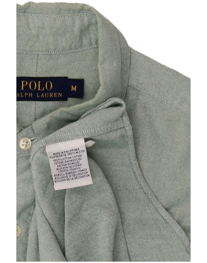 POLO RALPH LAUREN Camisa Hombre Algodón Verde Medio