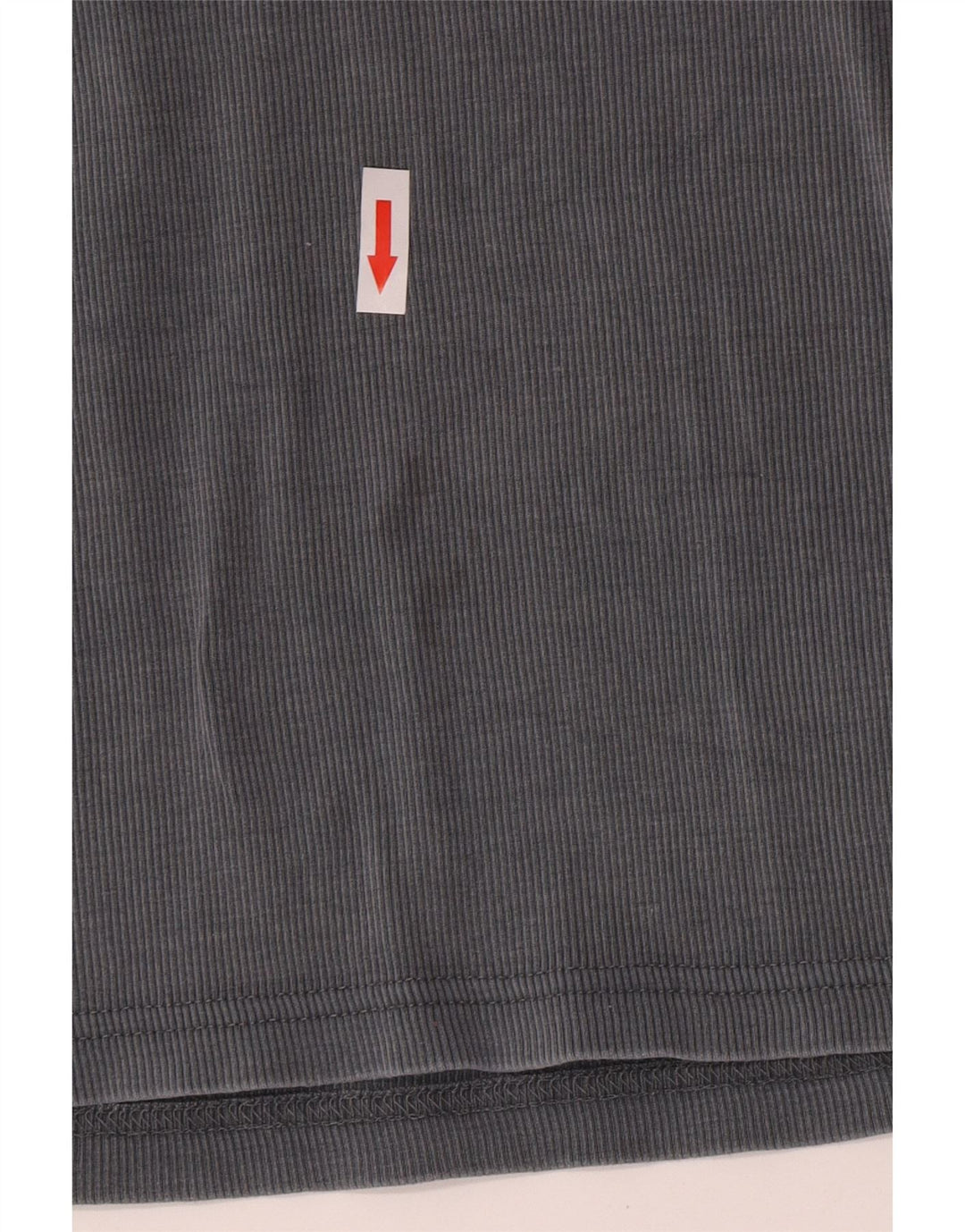 Zara Mujer Top Manga Larga UK 42 Algodón Gris Medio