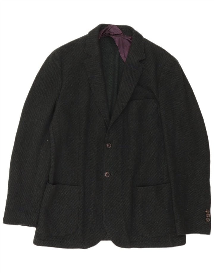 Gant Chaqueta tipo blazer de 2 botones para hombre IT 50 Large Lana verde