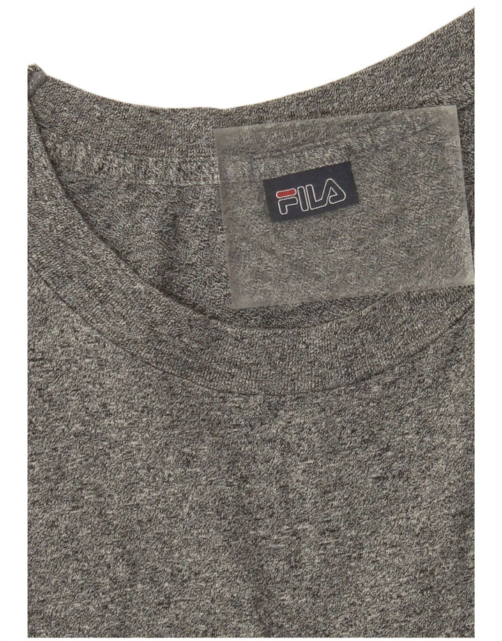 Camiseta FILA para hombre Top Medium Grey Moteado
