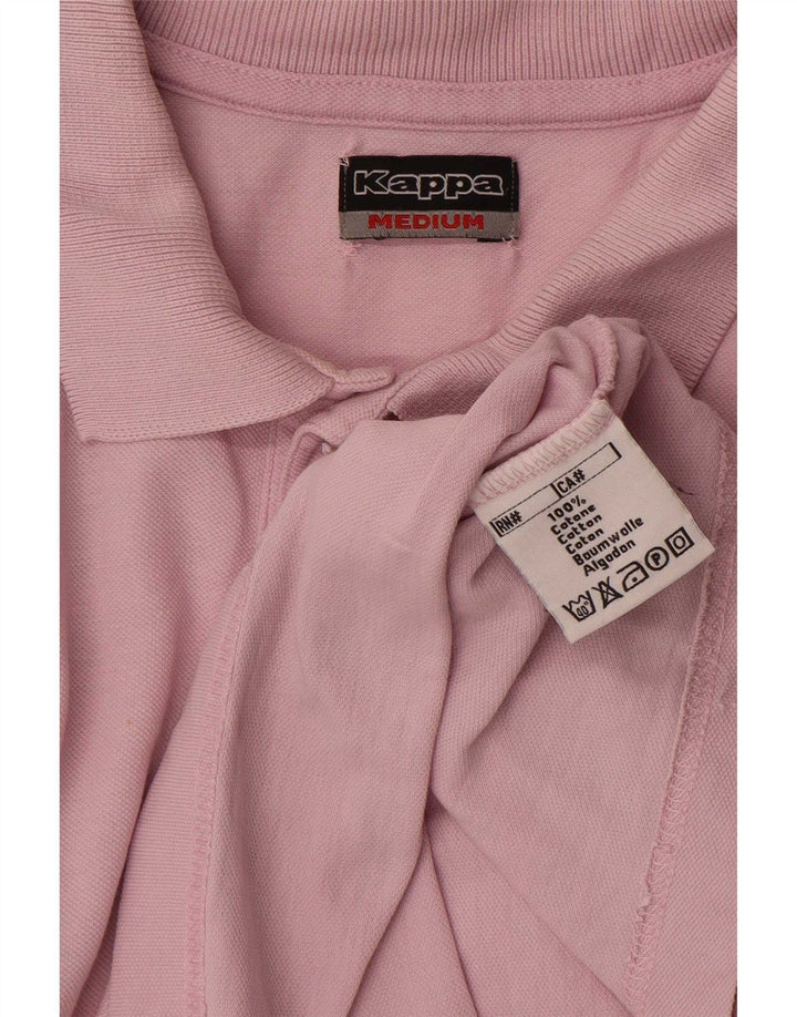 Polo Kappa Hombre Algodón Rosa Medio