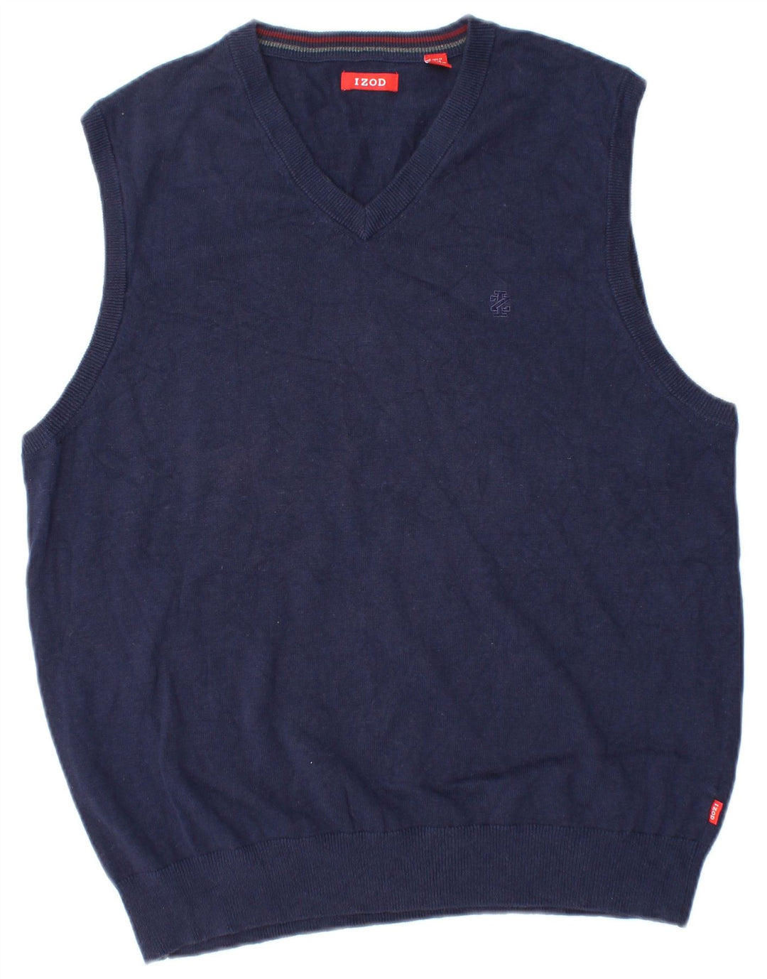 Izod Hombre Chaleco Tank Top Medium Azul Marino Algodón