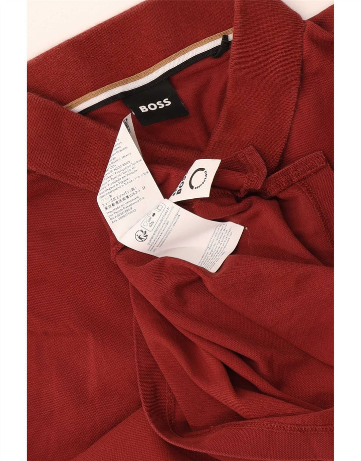 Polo HUGO BOSS Hombre Small Marrón Algodón