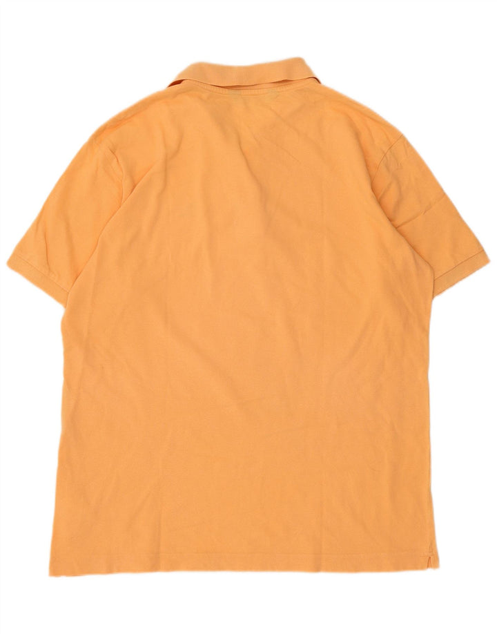 Kappa Polo Hombre Grande Naranja Algodón