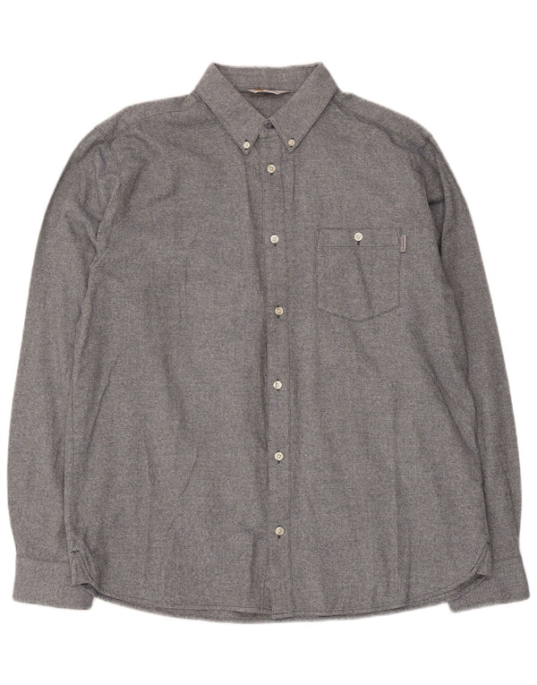 Camisa Carhartt Hombre XL Algodón Gris