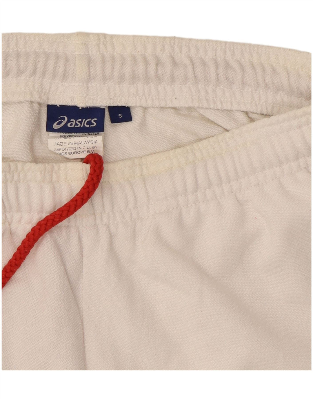 Asics Pantalones de chándal gráficos para mujer Joggers UK 8 Small Blanco Poliéster