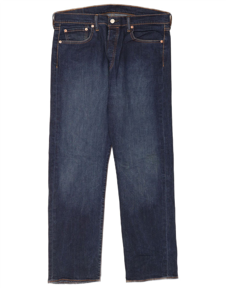Levi's Hombre 501 Vaqueros Rectos W34 L30 Azul Marino