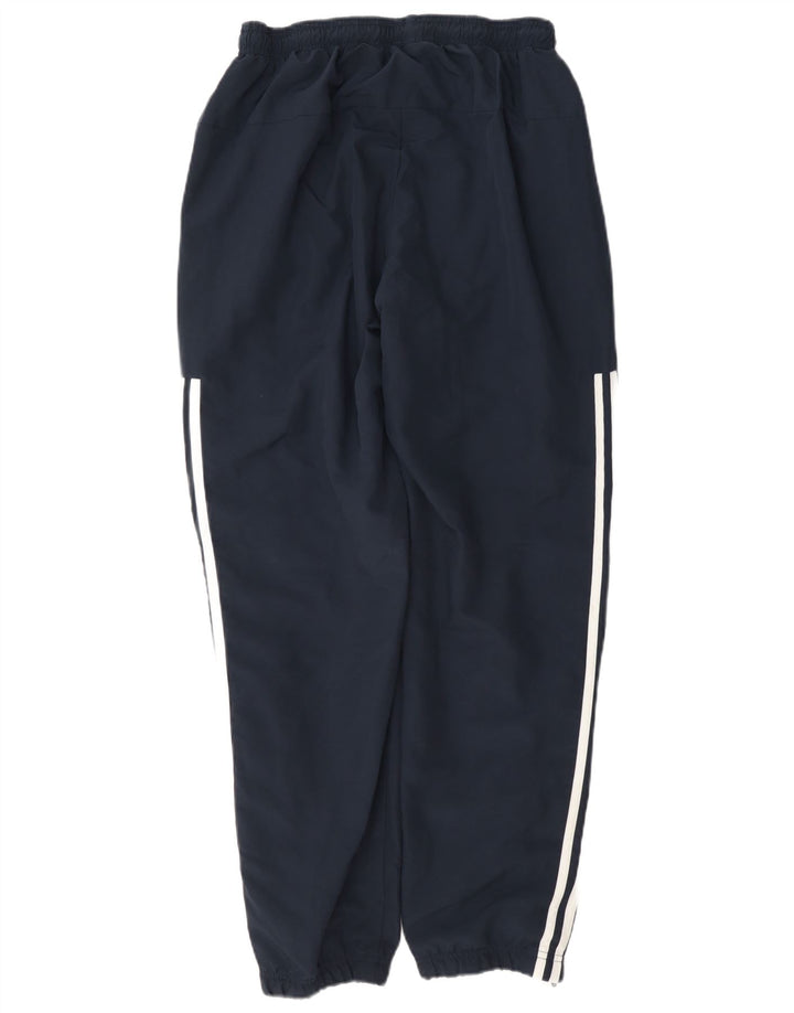 Adidas Mens Tracksuit Trousers Joggers Medium Navy Blue Polyester
