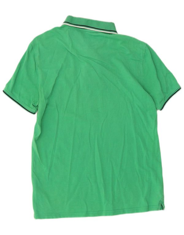 Champion Polo Hombre Pequeño Algodón Verde