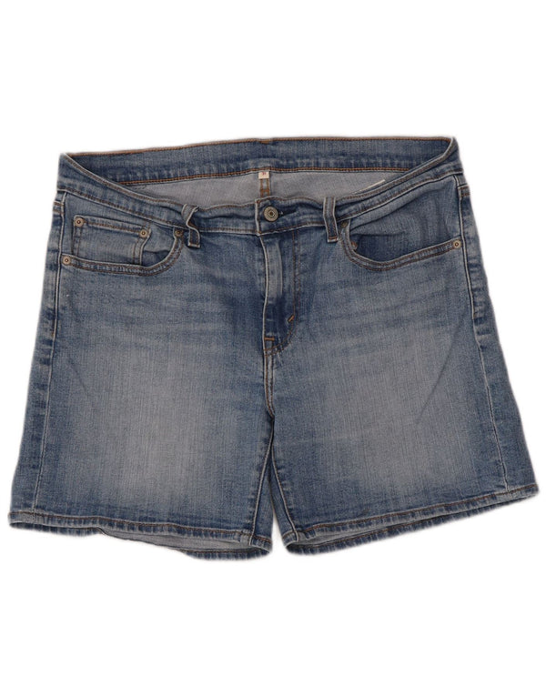 LEVI'S Womens Denim Shorts W31 Medium Blue Cotton