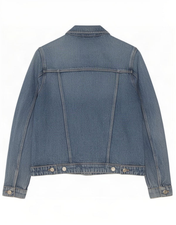 Chaqueta vaquera Massimo Dutti para mujer UK 44 Large Azul Algodón