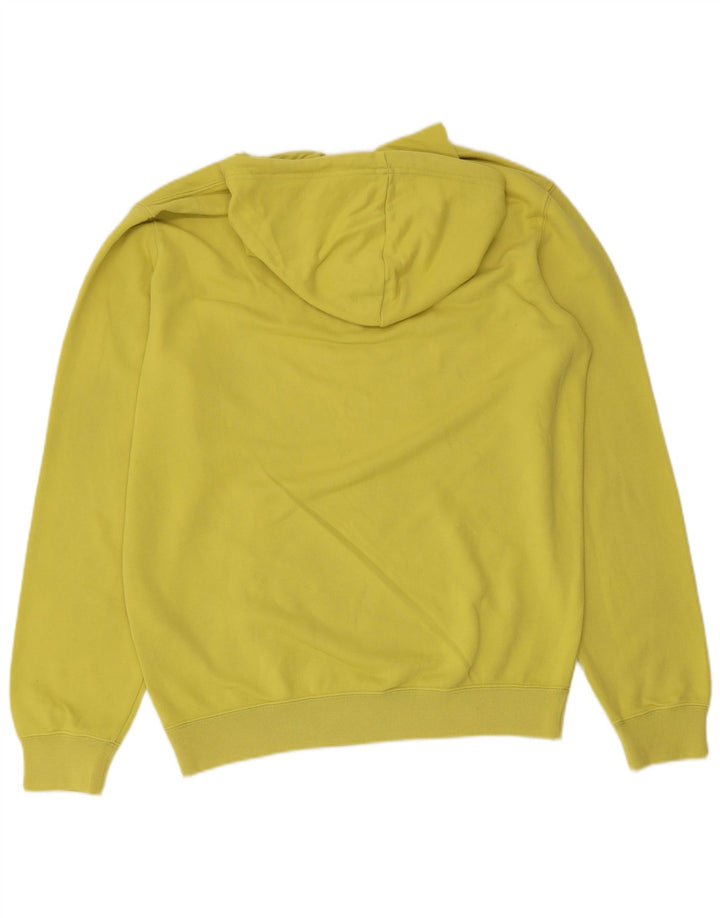 CHAMPION Jersey con capucha gráfica para hombre de algodón amarillo grande