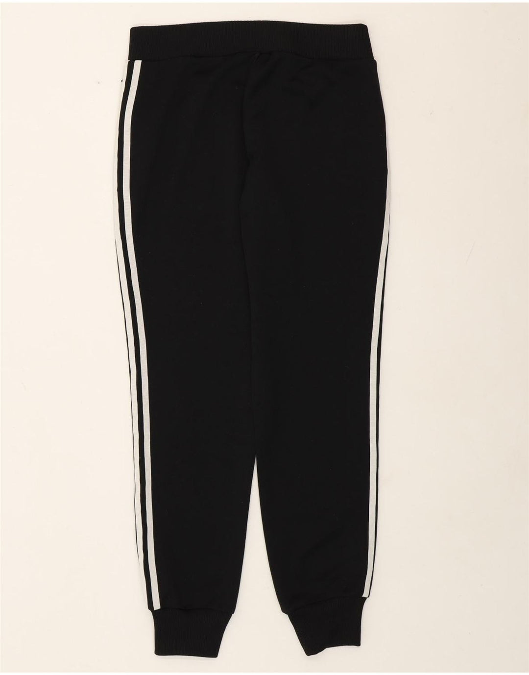 Adidas Pantalones de chándal para mujer Joggers UK 12 Medium Negro Poliéster