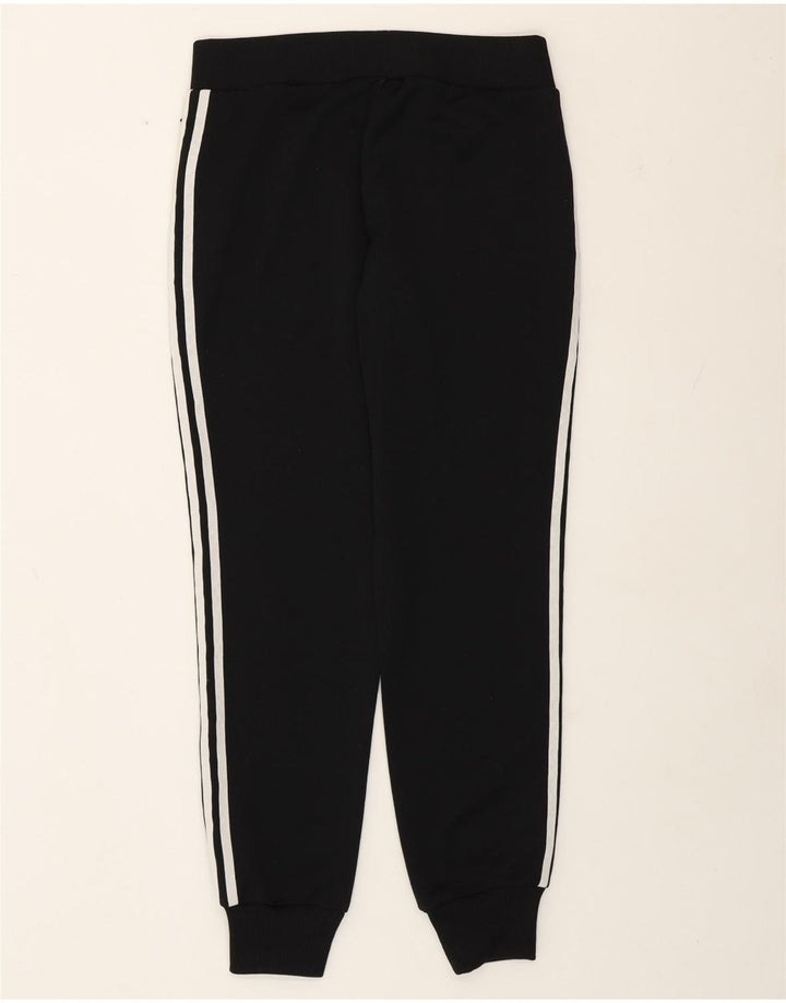 Adidas Pantalones de chándal para mujer Joggers UK 12 Medium Negro Poliéster