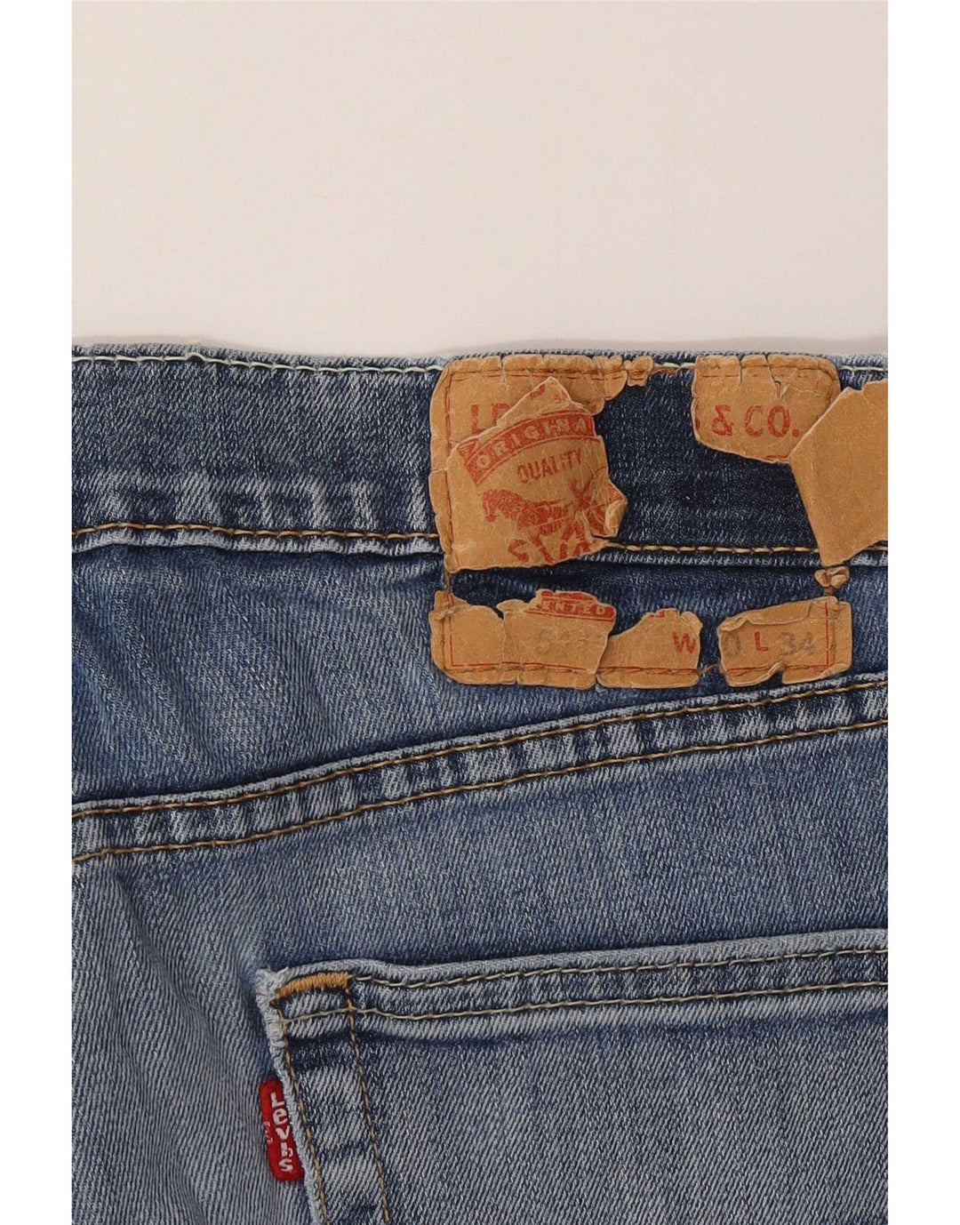 Levi's Hombre 511 Slim Jeans W30 L34 Algodón Azul