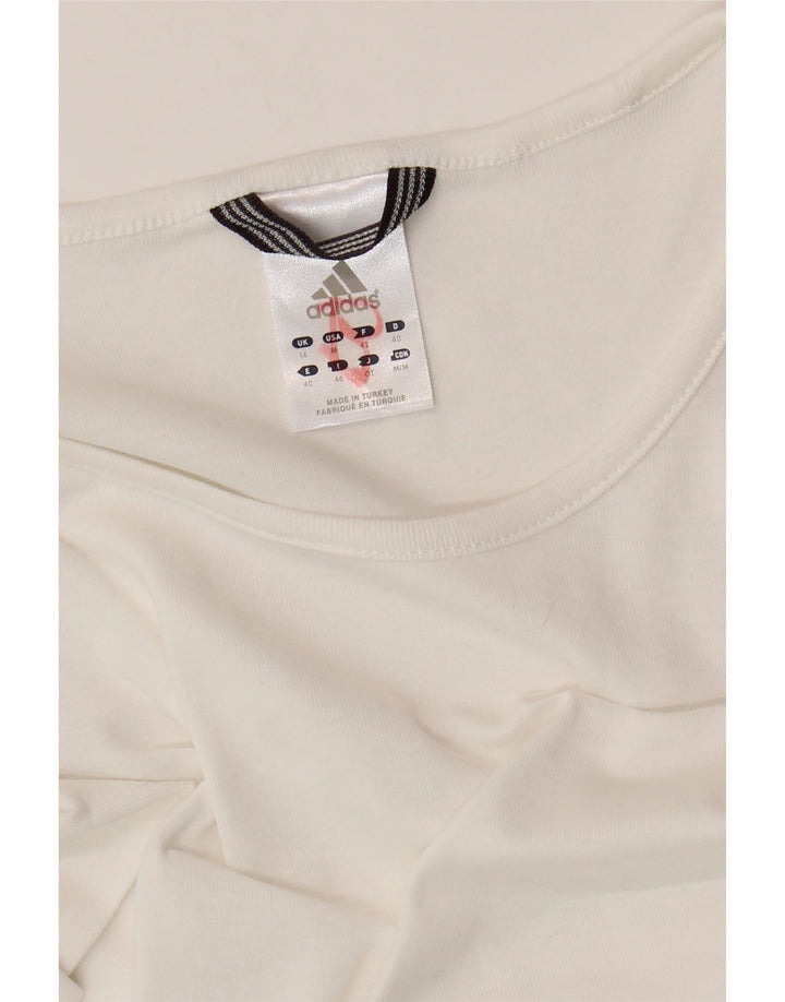 Adidas Camiseta Mujer Top EU 38 Medio Rojo Algodón