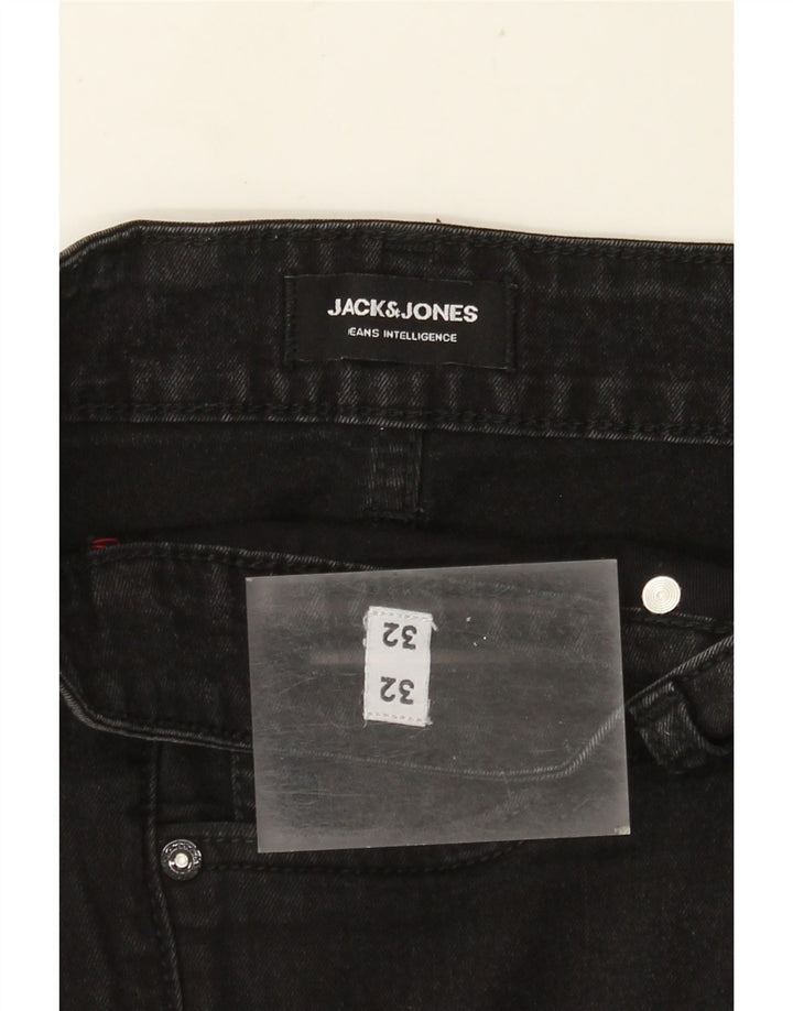 JACK & JONES Vaqueros ajustados para hombre W32 L32 Negro