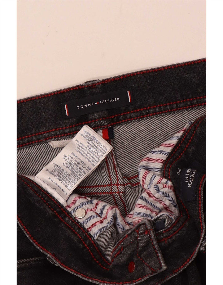 Tommy Hilfiger Vaqueros rectos para hombre W32 L29 Algodón gris