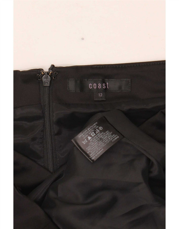 Vestido tubo con hombros descubiertos para mujer Coast UK 42 Acetato negro mediano
