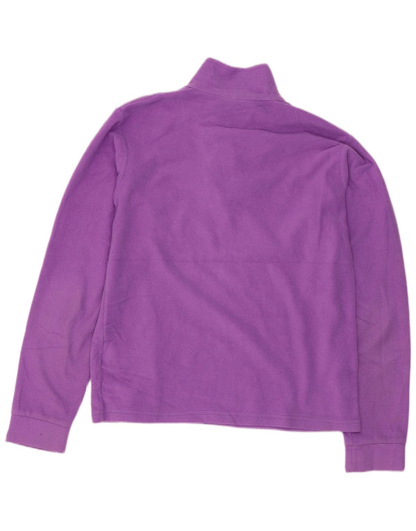 Mountain Warehouse Jersey polar con cremallera en el cuello para niña 12-13 años Púrpura