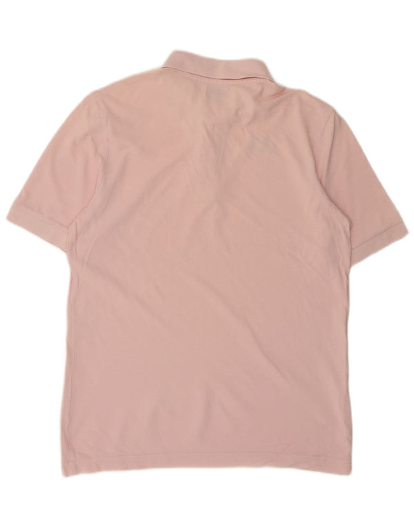Polo Kappa Hombre Grande Rosa Algodón