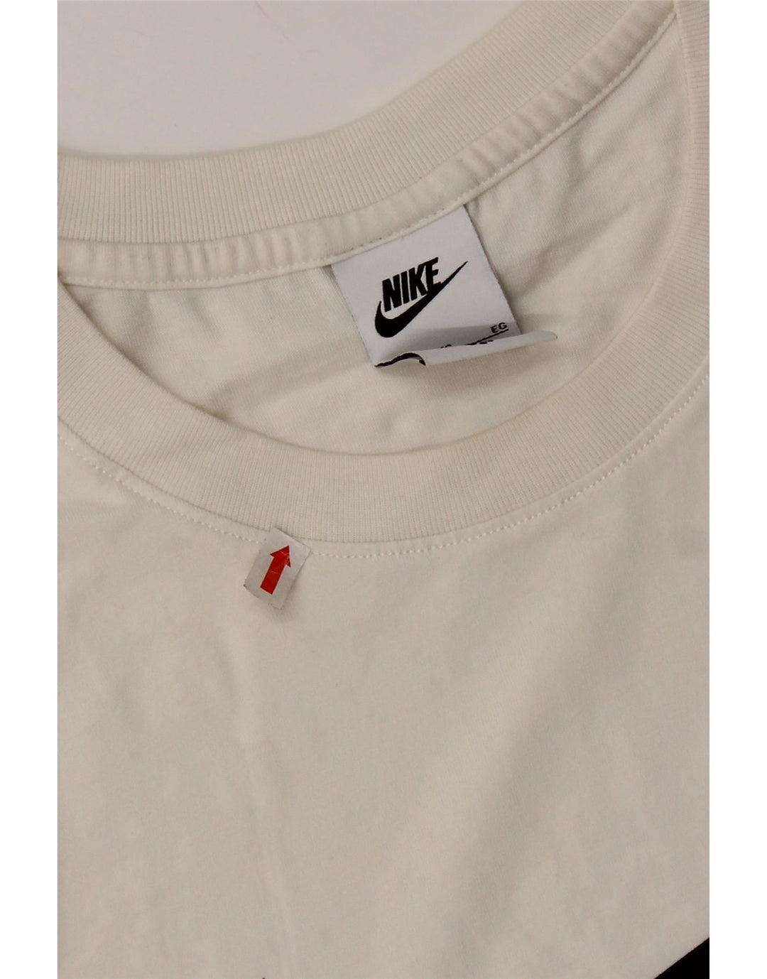 Nike Camiseta gráfica para hombre Top XL Blanco Colorblock