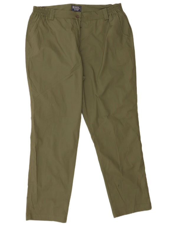 Pantalones chinos rectos para mujer de Mountain Warehouse UK 40 XL W36 L31 Verde