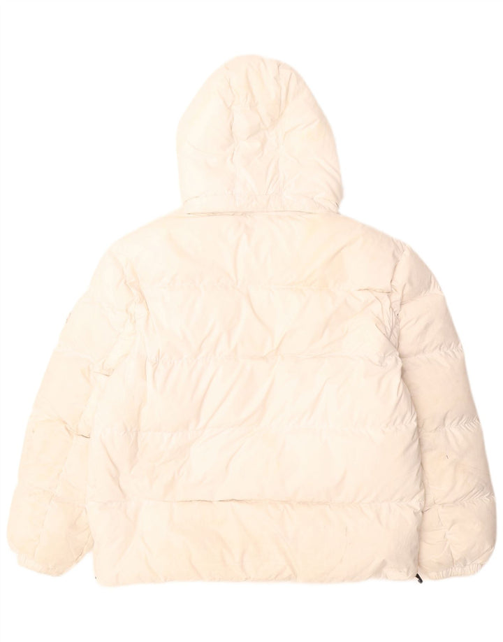 Tommy Hilfiger Chaqueta acolchada con gráfico para hombre Reino Unido 40 Grande Color blanco
