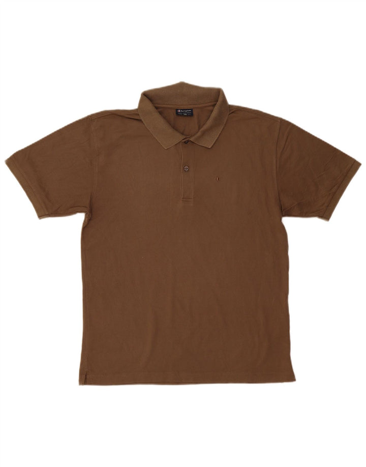 Champion Polo Hombre Algodón Marrón Medio