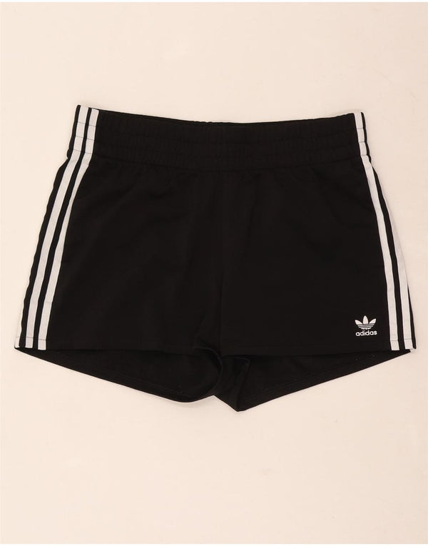 Adidas Pantalones cortos deportivos para mujer UK 44 Mediano Negro Poliéster