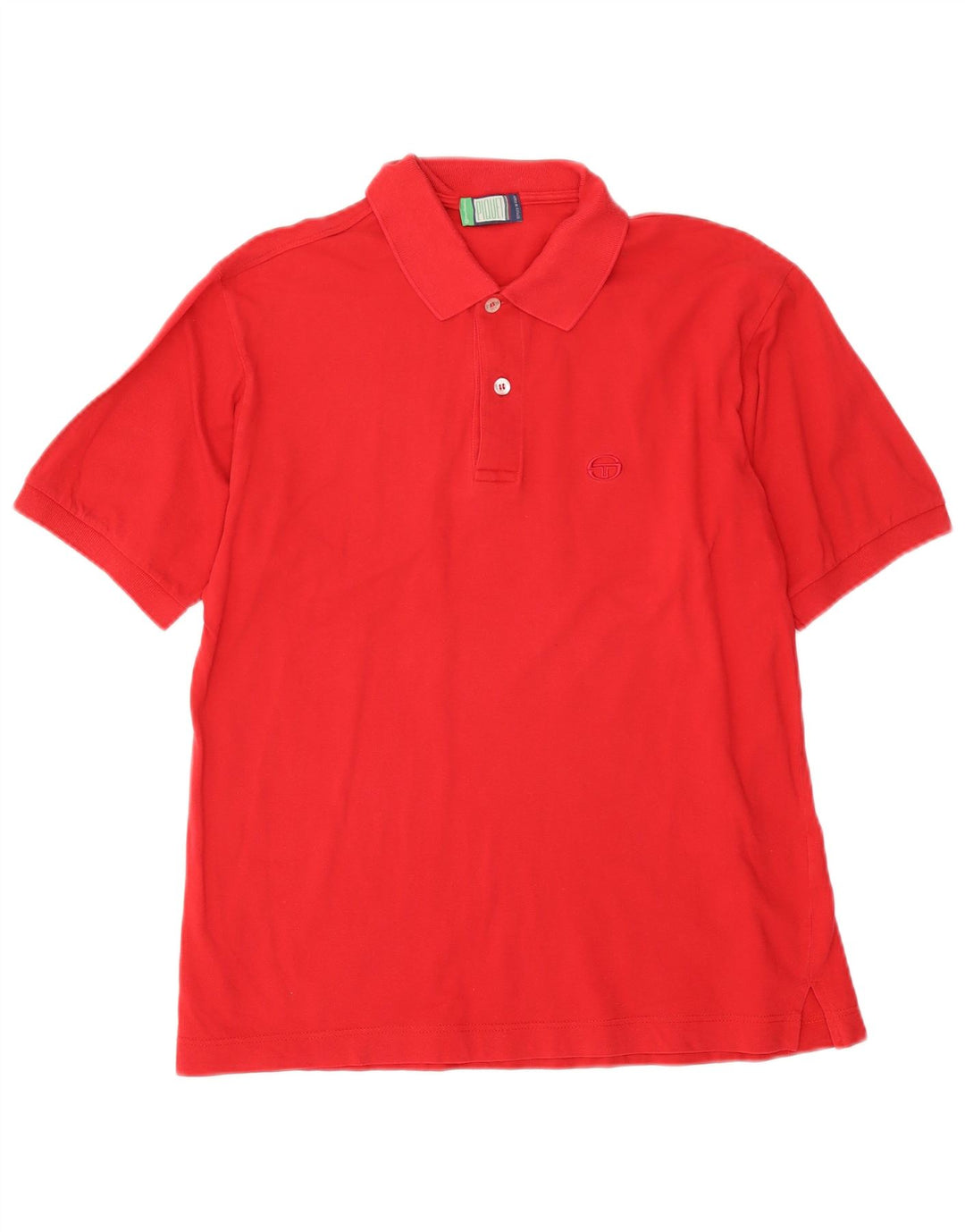 Sergio Tacchini Polo para hombre grande rojo