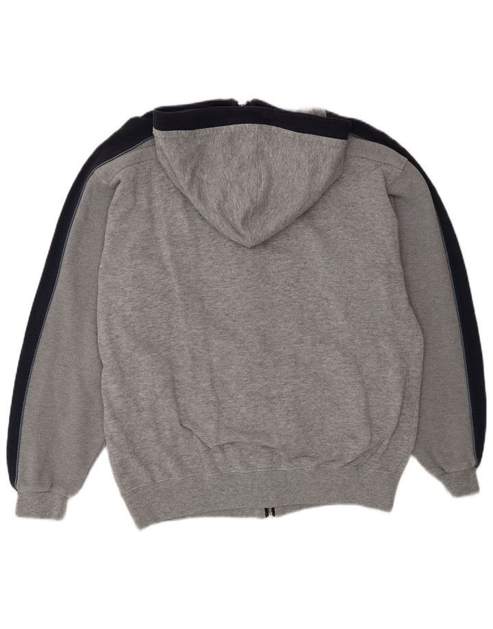 Champion Sudadera Con Capucha Y Cremallera De Algodón Gris Medio Con Bloques De Color