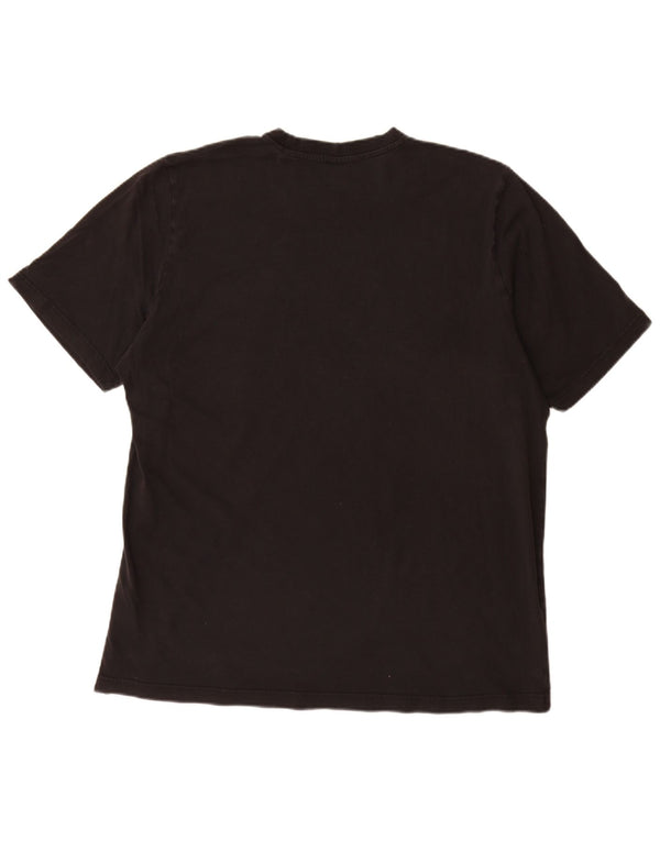 ADIDAS Camiseta gráfica para hombre Top XL Algodón negro