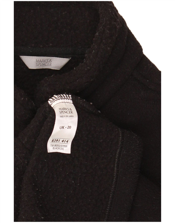 Marks & Spencer Trenca extragrande para mujer UK 20 2XL Poliéster negro