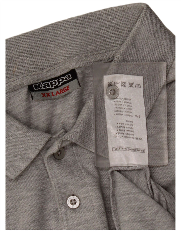 KAPPA Polo Hombre 2XL Algodón Gris