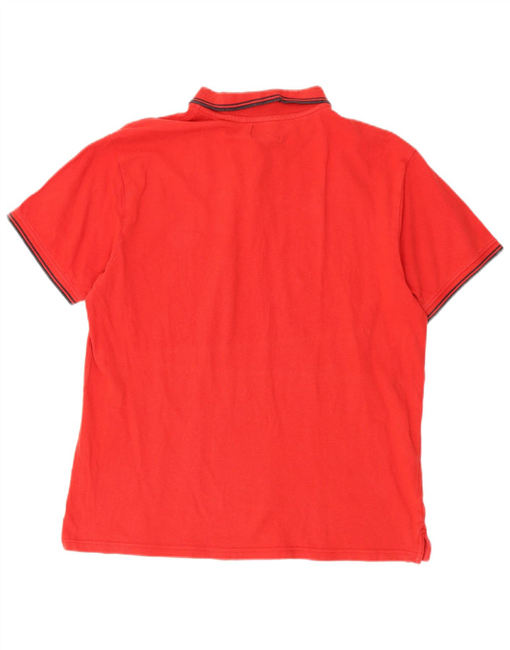 Polo Coveri Hombre Algodón Rojo Medio