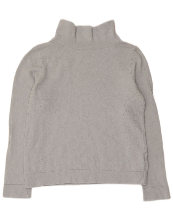 Hobbs - Jersey con cuello vuelto para mujer, talla 40, talla grande, lana gris