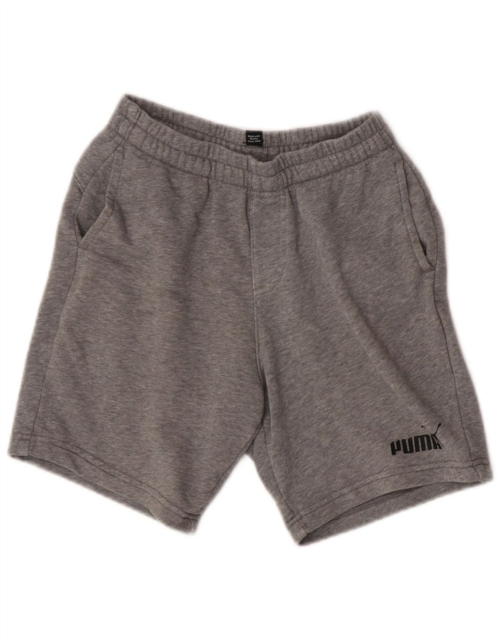 Puma Pantalón corto deportivo para niño 11-12 años Gris