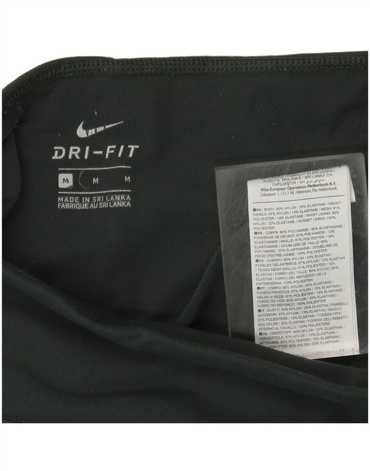 Leggings NIKE Dri Fit para mujer UK 12 Medium Green Nylon