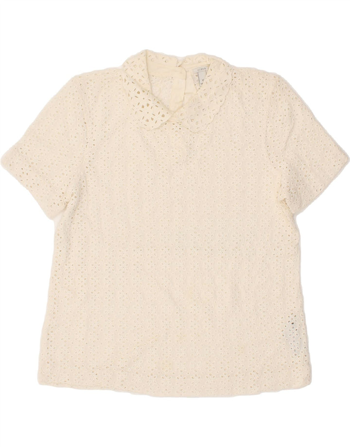 J. CREW Womens Blouse Top UK 6 XS White Vintage J. Crew and Second-Hand J. Crew from Messina Hembry 