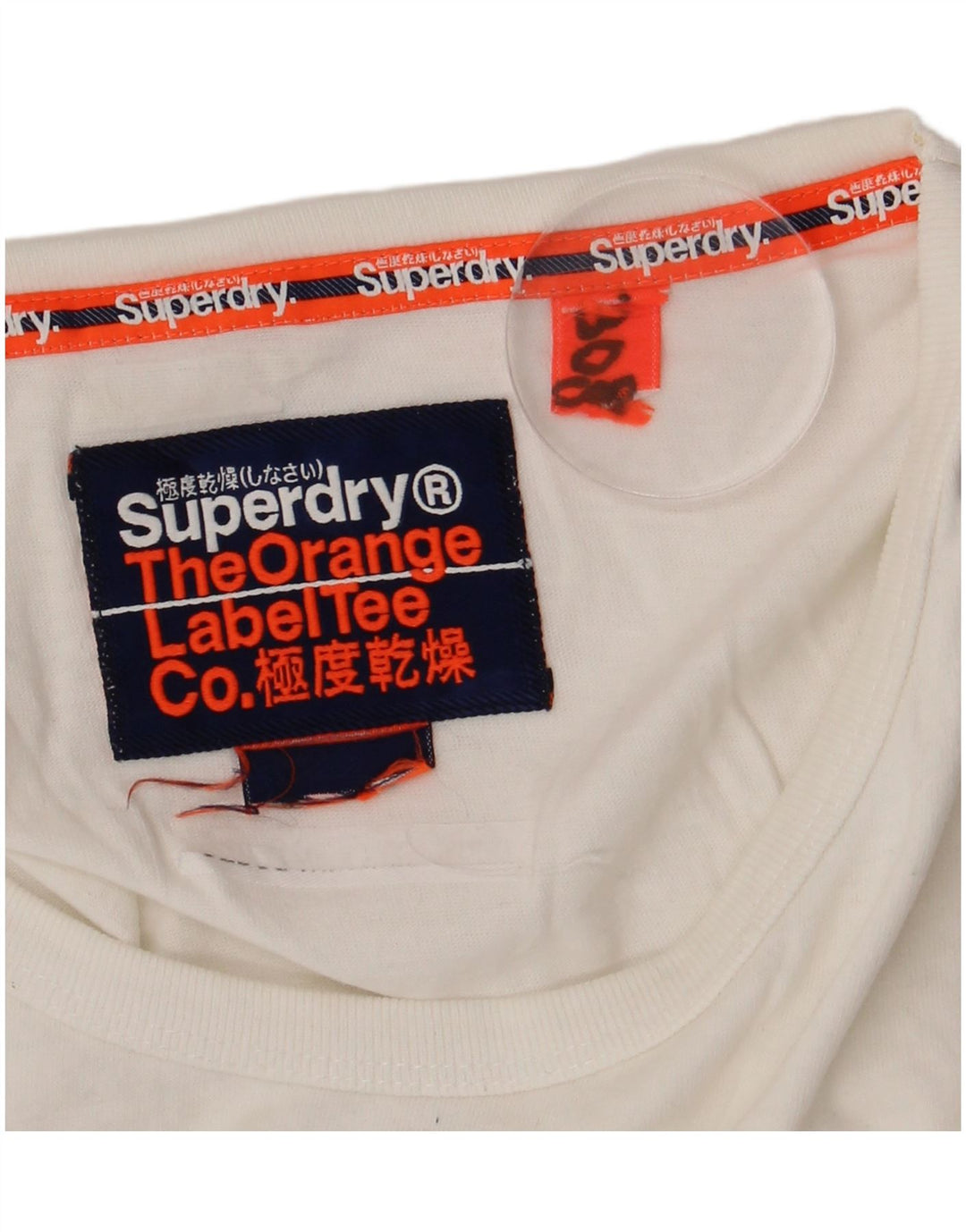 SUPERDRY Hombre Chaleco Top Pequeño Blanco