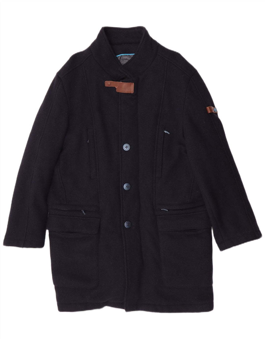 Abrigo Hombre Piquadro IT 56 2XL Lana Azul Marino